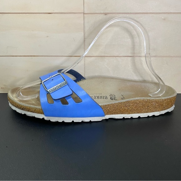 Birkenstock Molina Sandals Blue Women's Size 8 Shoes EU39 Birko-Flor Birks - Picture 4 of 11